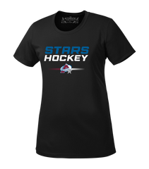 Amherstburg Stars Hockey Ladies Cotton T-Shirt with Printed Logo