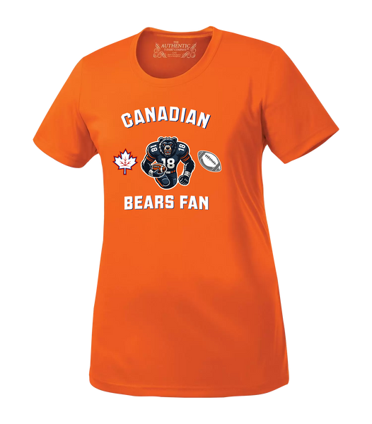 Bears Fan Ladies Dri-Fit T-Shirt with Printed Logo