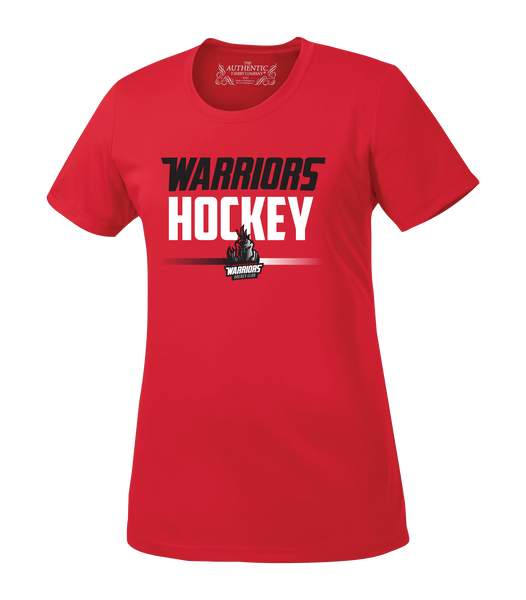 Warrior Hockey Ladies Cotton T-Shirt with Printed Logo