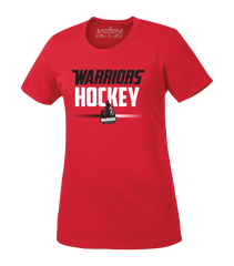 Warrior Hockey Ladies Cotton T-Shirt with Printed Logo