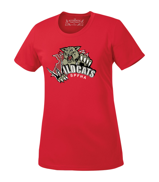 Wildcats SPFHA Ladies Dri-fit T-Shirt with Printed Logo