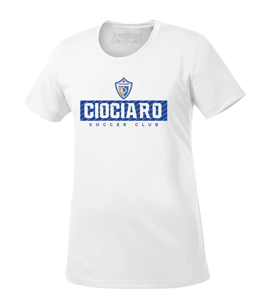 Ciociaro Soccer Club Block Letters Ladies Dri-Fit T-Shirt with Printed Logo