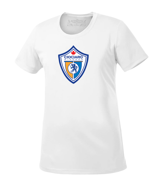 Ciociaro Soccer Crest Ladies Dri-Fit T-Shirt with Printed Logo