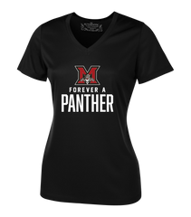 Maranatha 'Forever A Panther' Ladies 'Alternate Script' Dri-Fit Short Sleeve with Printed Logo
