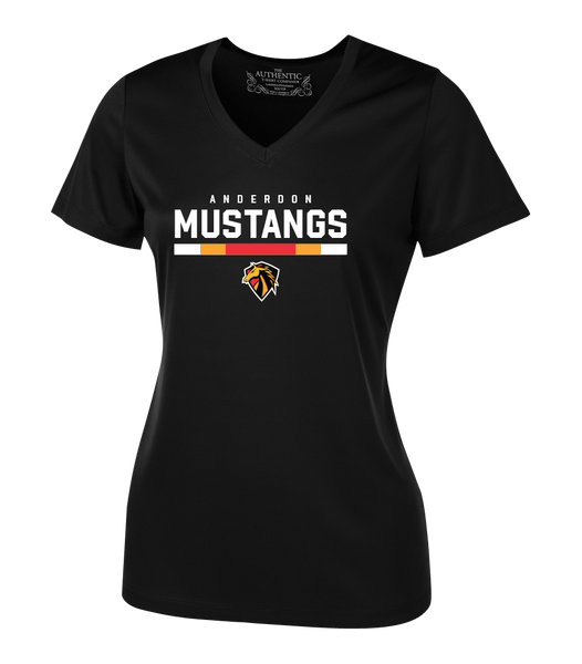 Anderdon Mustangs Ladies Dri-Fit Short Sleeve