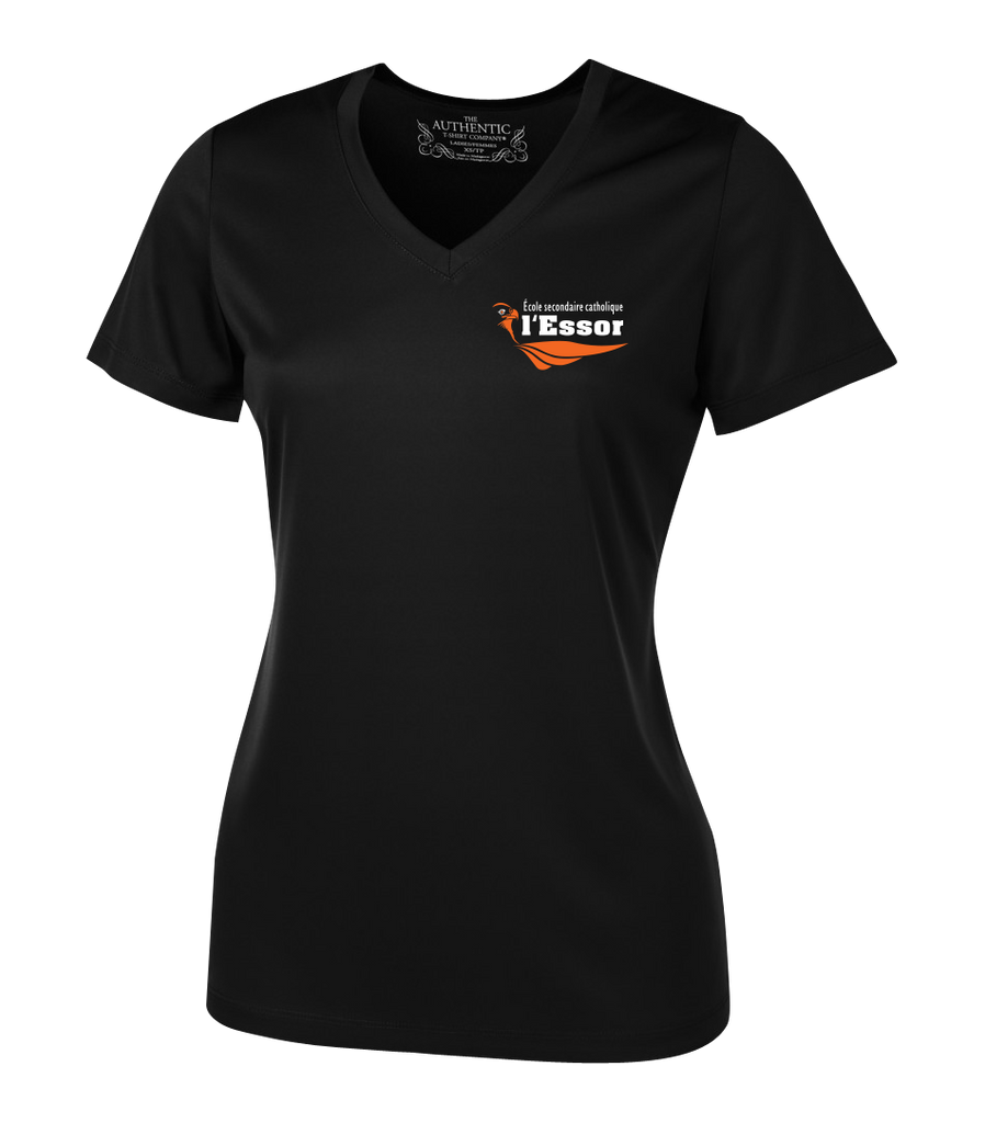 L'Essor Ladies 'Alternate Script' Dri-Fit Short Sleeve with Printed Left Chest Logo