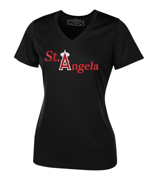 St. Angela Ladies Dri-Fit Short Sleeve