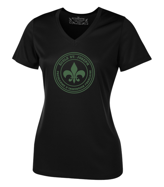 St. Joseph Ladies 'Alternate Script' Dri-Fit Short Sleeve with Printed Logo