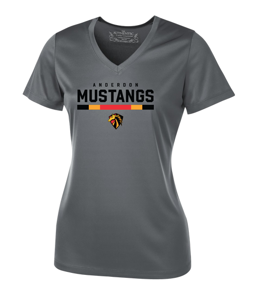 Anderdon Mustangs Ladies Dri-Fit Short Sleeve