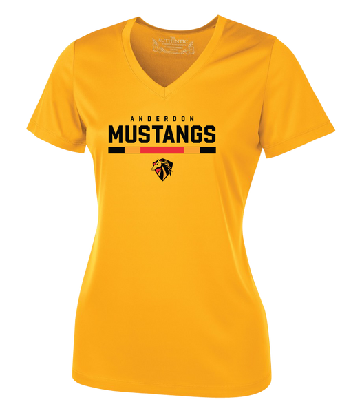 Anderdon Mustangs Ladies Dri-Fit Short Sleeve