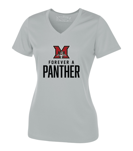 Maranatha 'Forever A Panther' Ladies 'Alternate Script' Dri-Fit Short Sleeve with Printed Logo