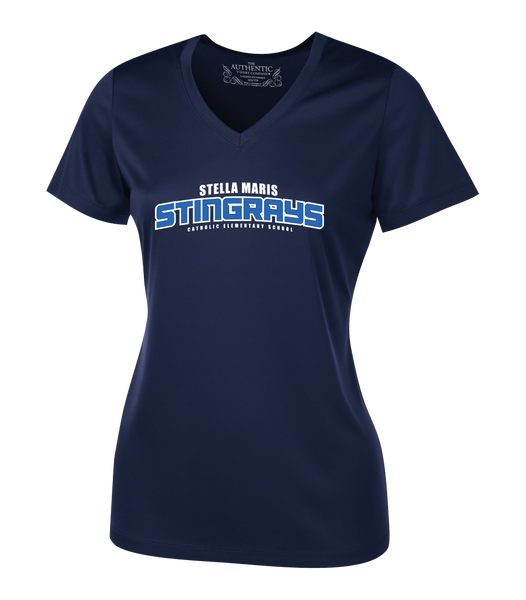 Stella Maris Stingrays Ladies Dri-Fit Short Sleeve