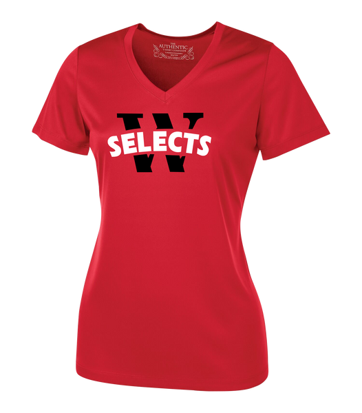 Selects Ladies Dri-Fit Short Sleeve with Printed Logo and Personalization