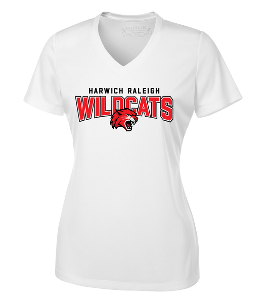 Harwich Raleigh Ladies 'Alternate Script' Dri-Fit Short Sleeve with Printed Logo