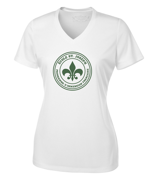 St. Joseph Ladies 'Alternate Script' Dri-Fit Short Sleeve with Printed Logo