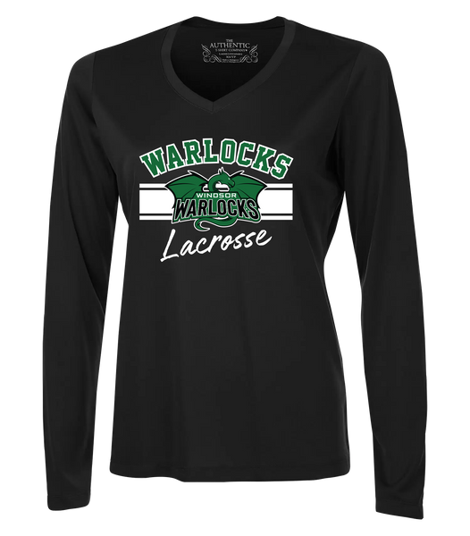 Warlocks Lacrosse Ladies Dri Fit Long Sleeve