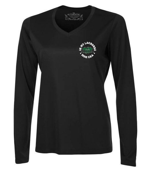 Windsor Warlocks Lacrosse Mom Era Ladies Dri Fit Long Sleeve