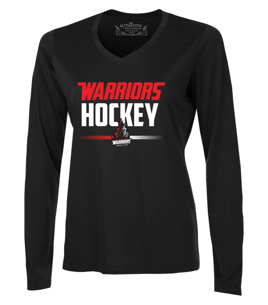Warrior Hockey Dri-Fit Long Sleeve with Printed Logo
