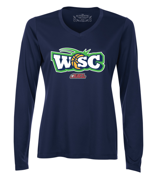 WSC Ladies Dri-Fit Long Sleeve with Printed Logo
