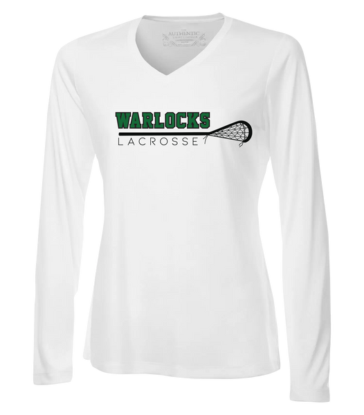 Warlocks Lacrosse Stick Ladies Dri Fit Long Sleeve