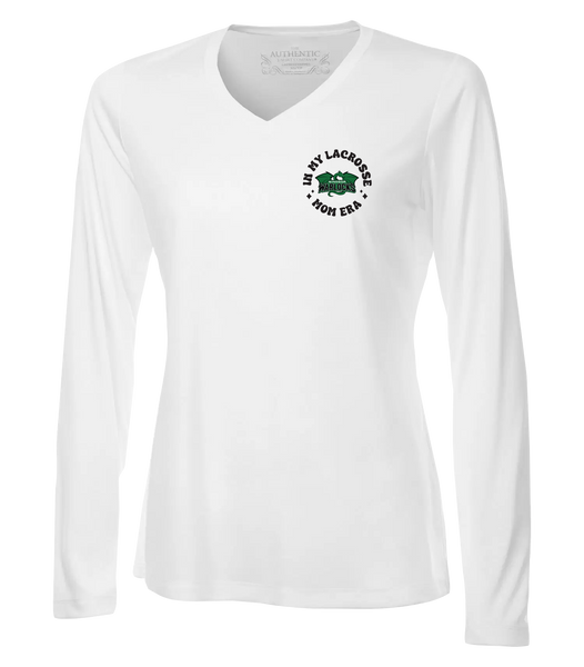 Windsor Warlocks Lacrosse Mom Era Ladies Dri Fit Long Sleeve