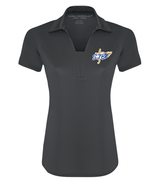 Wolverines Staff Ladies Snag Resistant Polo with Embroidered logo