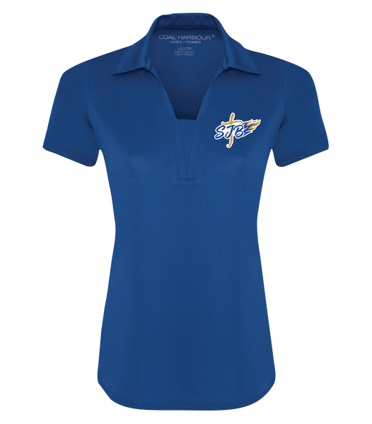 Wolverines Staff Ladies Snag Resistant Polo with Embroidered logo