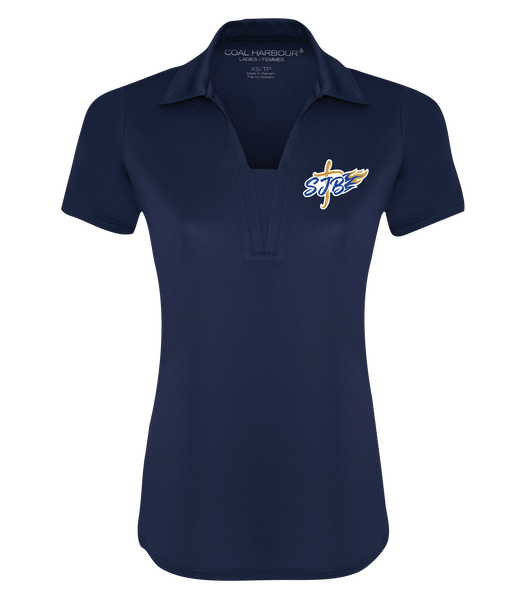 Wolverines Staff Ladies Snag Resistant Polo with Embroidered logo