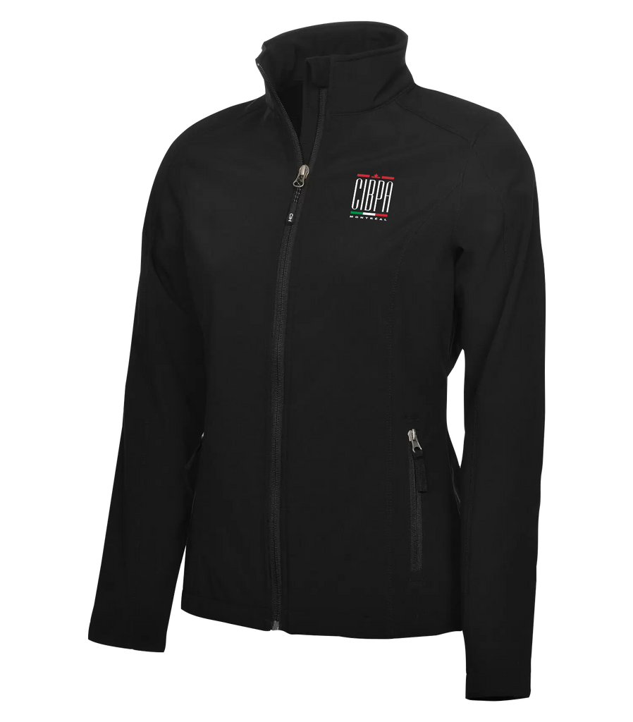 CIBPA Montreal Ladies Water Repellent Soft Shell Jacket with Left Chest Embroidered Logo