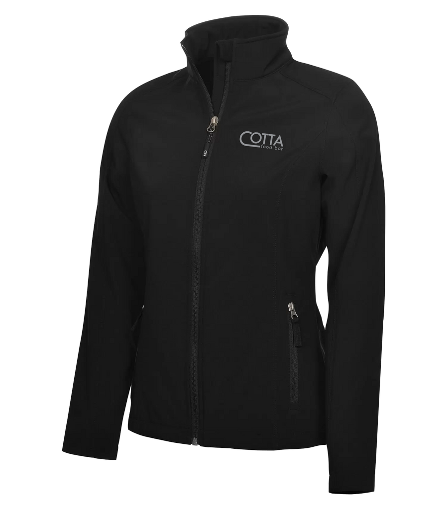 Cotta Ladies Water Repellent Soft Shell Jacket with Left Chest Embroidered Logo