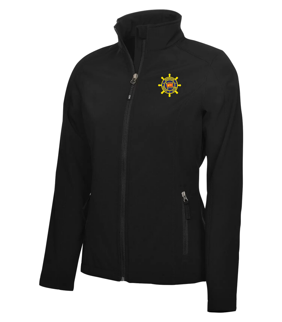 Windsor Yacht Club Ladies Water Repellent Soft Shell Jacket with Left Chest Embroidered Logo