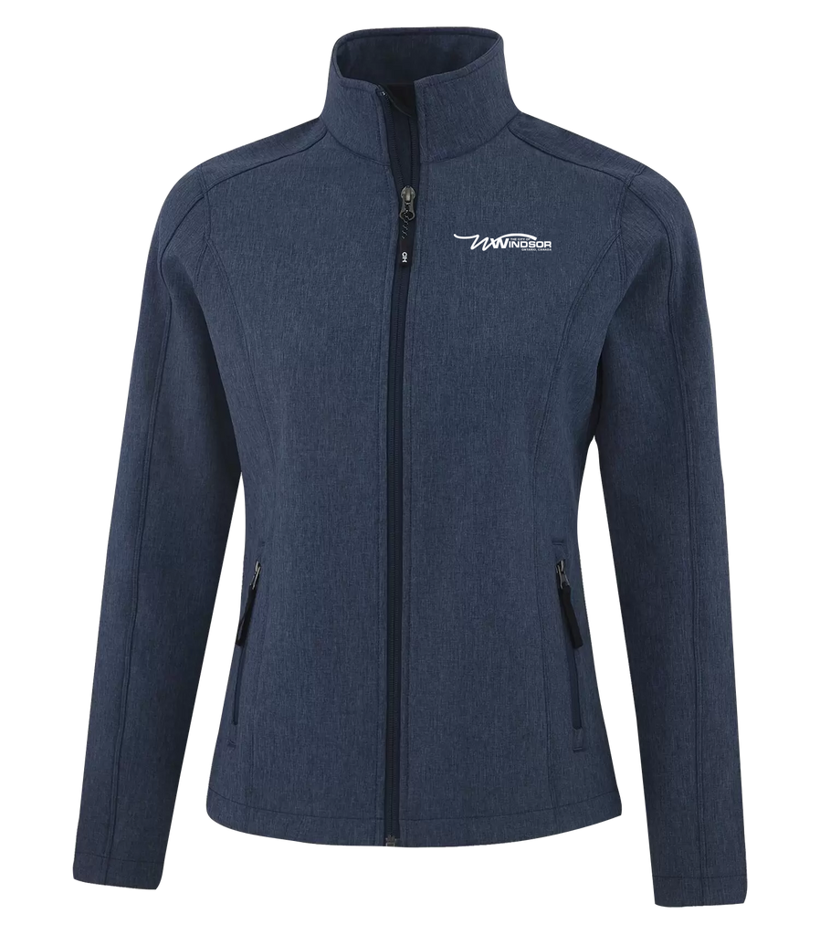 City of Windsor Ladies Water Repellent Soft Shell Jacket with Left Chest Embroidered Logo