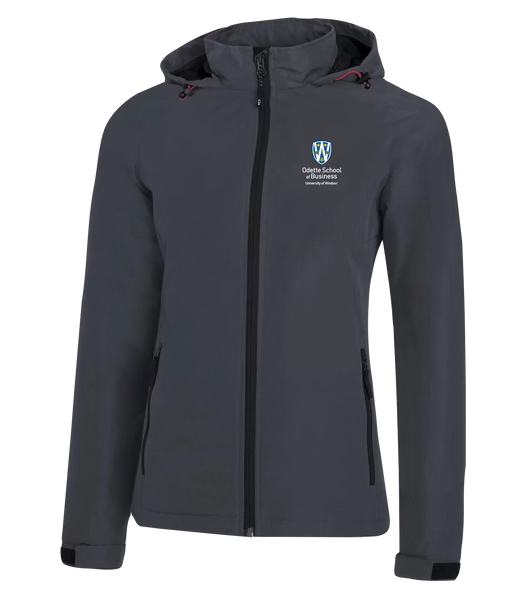 Odette Ladies' Water Repellent Mesh Lined Coal Harbour Jacket with Left Chest Embroidered Logo