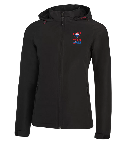 Team Goran Ladies' Water Repellent Mesh Lined Coal Harbour Jacket with Left Chest Embroidered Logo
