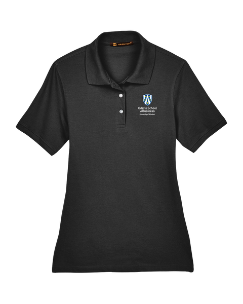 Odette Ladies' Easy Blend™ Polo Embroidered Logo