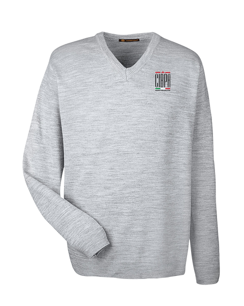 CIBPA Hamilton-Halton Adult V-Neck Sweater with Embroidered Logo