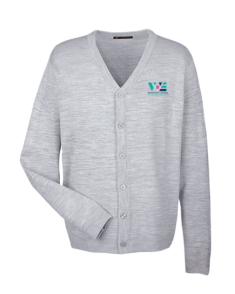 Windsor Essex Community Housing Men's V-Neck Sweater with Embroidered Logo