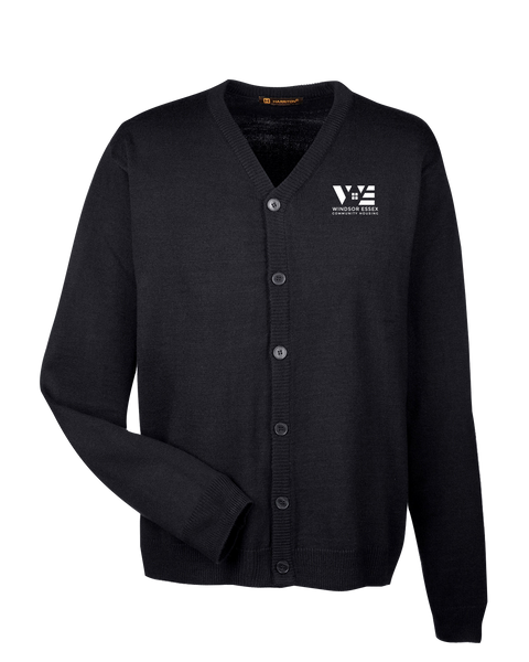 Windsor Essex Community Housing Men's V-Neck Sweater with Embroidered Logo