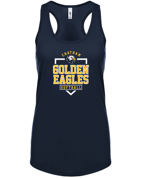 Chatham Golden Eagles Ladies Ideal Racerback Tank