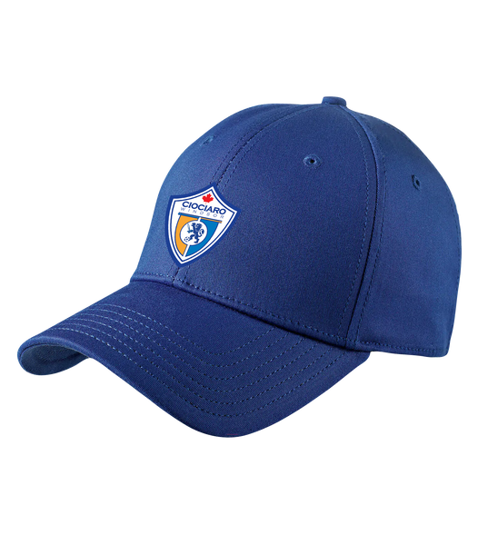 Ciociaro Soccer Club New Era Stretch Acrylic Structured Cap with Embroidered Logo