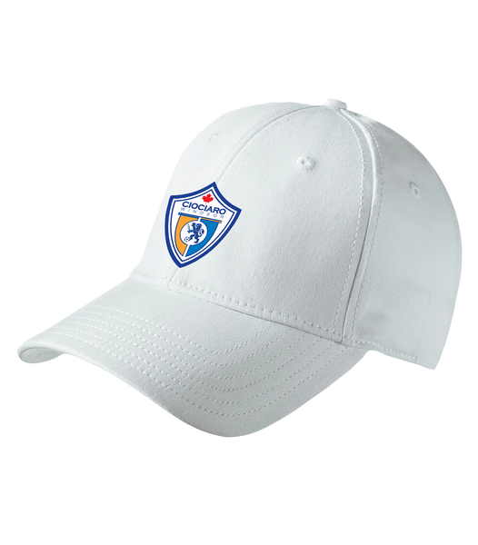 Ciociaro Soccer Club New Era Stretch Acrylic Structured Cap with Embroidered Logo