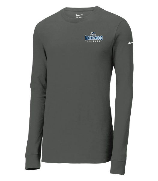 Northwood Knights Adult Nike® Dri-Fit Long Sleeve Tee with Printed Logo