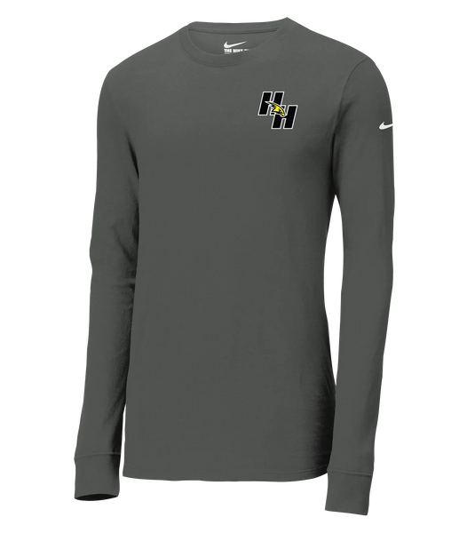 Hetherington Adult Nike® Dri-Fit Long Sleeve Tee with Printed Logo
