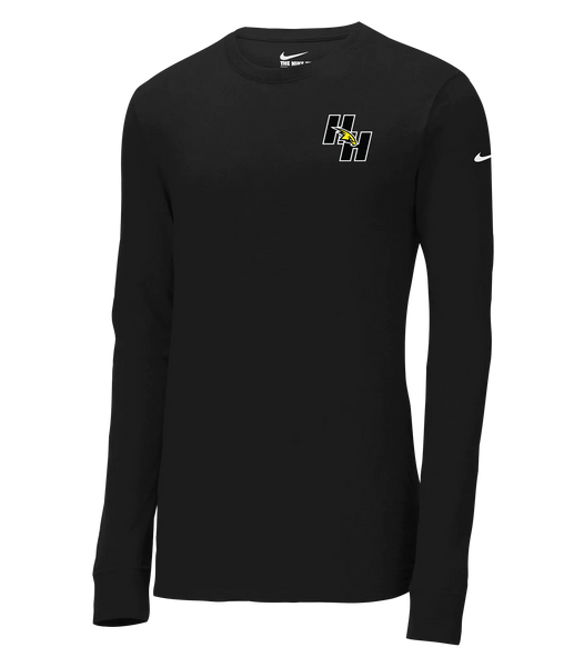 Hetherington Adult Nike® Dri-Fit Long Sleeve Tee with Printed Logo