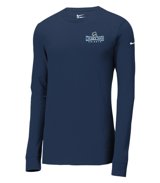 Northwood Knights Adult Nike® Dri-Fit Long Sleeve Tee with Printed Logo