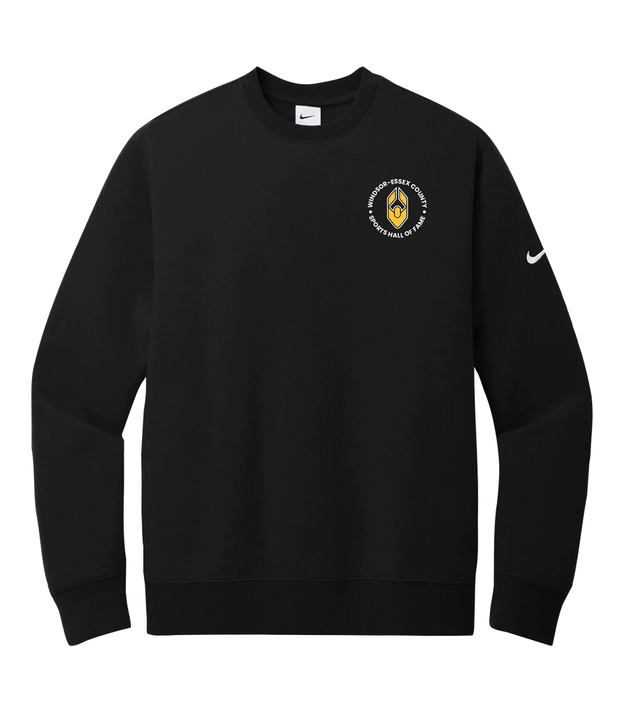 Windsor Essex Sports Hall Of Fame Adult Club Fleece Crewneck with Embroidered Logo