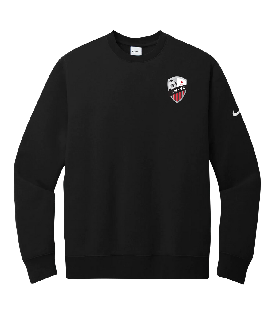 SWYSC Adult Nike Club Fleece Crewneck with Embroidered Logo
