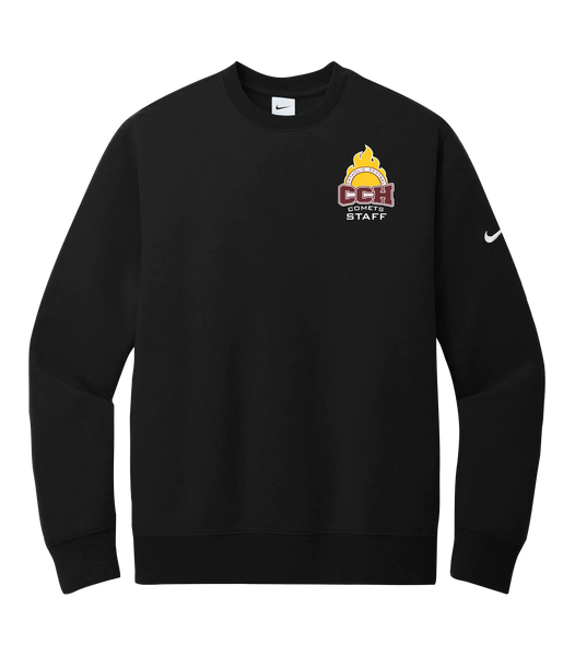 Catholic Central Adult Club Fleece Crewneck with Embroidered Logo