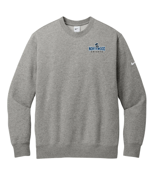 Northwood Knights Adult Club Fleece Crewneck with Embroidered Logo