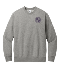 Assumption Crest Staff Adult Nike® Fleece Crewneck Left Chest  Embroidered Logo